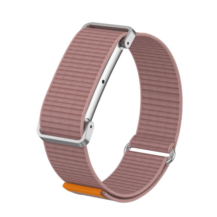 Metal Case Hybrid Nylon Hook and Loop Fastener Watch Band — Starlight
