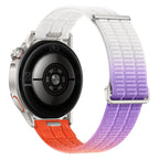Quick Release Press Button Two Section Breathable Nylon Loop Watch Band