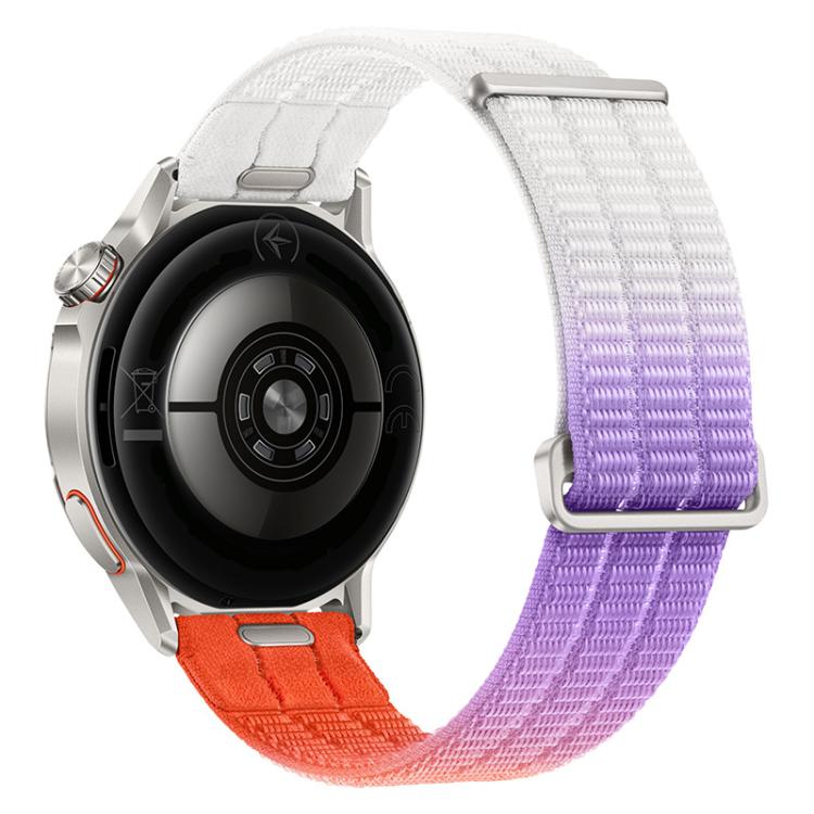 Quick Release Press Button Two Section Breathable Nylon Loop Watch Band