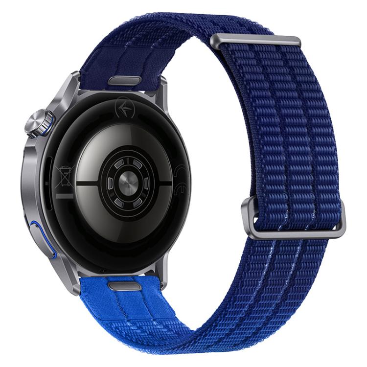 Quick Release Press Button Two Section Breathable Nylon Loop Watch Band