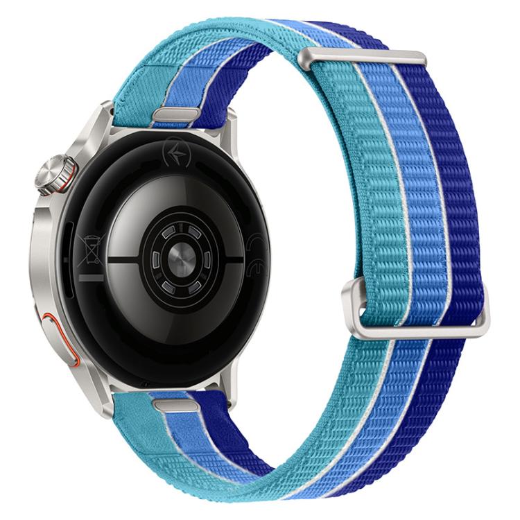 Quick Release Press Button Two Section Breathable Nylon Loop Watch Band