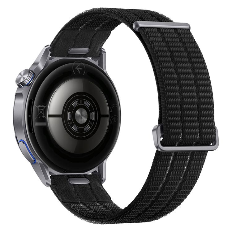 Quick Release Press Button Two Section Breathable Nylon Loop Watch Band