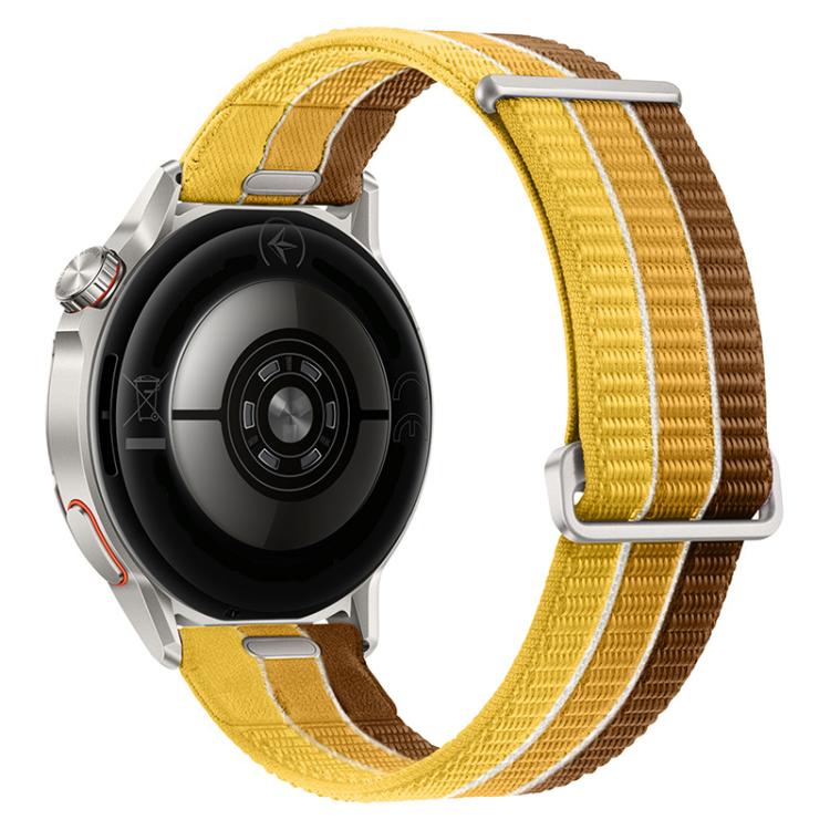 Quick Release Press Button Two Section Breathable Nylon Loop Watch Band