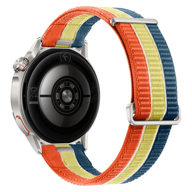 Quick Release Press Button Two Section Breathable Nylon Loop Watch Band