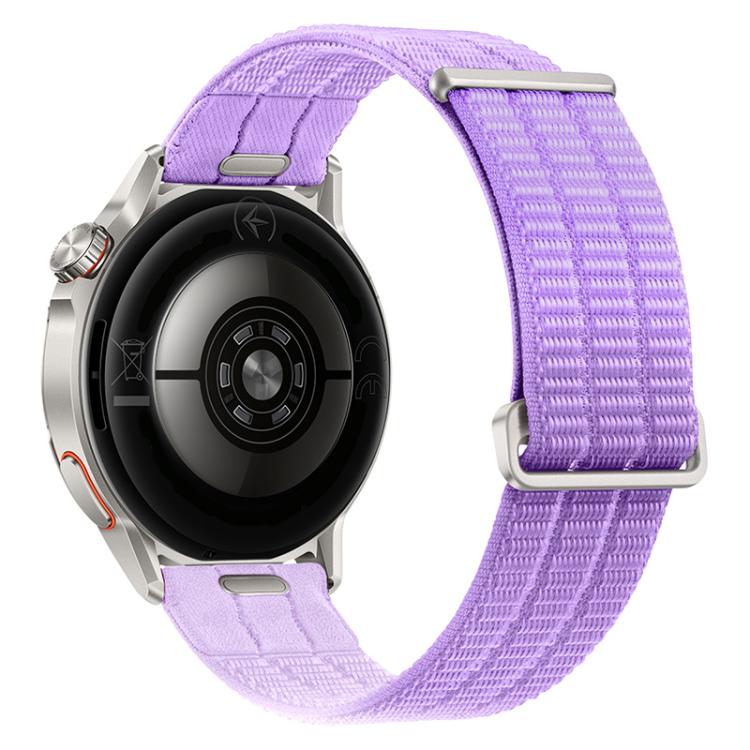 Quick Release Press Button Two Section Breathable Nylon Loop Watch Band
