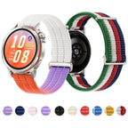 Quick Release Press Button Two Section Breathable Nylon Loop Watch Band