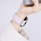 Quick Release Press Button Two Section Breathable Nylon Loop Watch Band