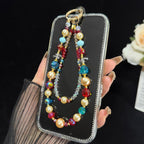 Glass Pearl Double Layer Crystal Chain — view 5