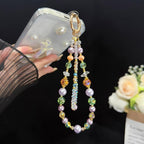 Glass Pearl Double Layer Crystal Chain — view 7