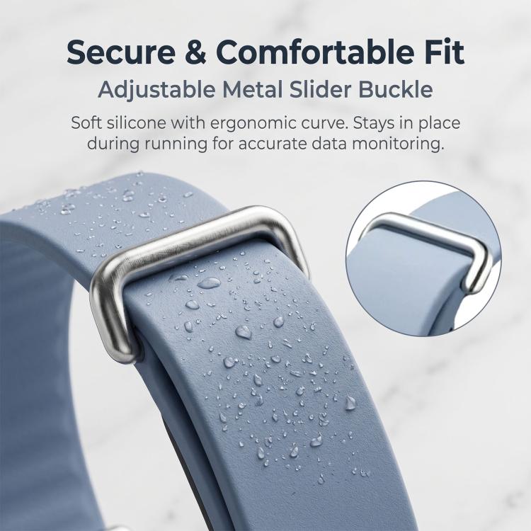 Solid Color Single Lap Silicone Loop Watch Band