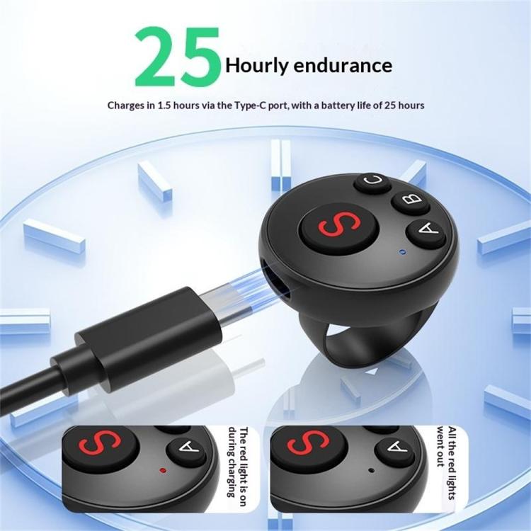 D11 BT Remote Control Ring Wearable Action Camera Controller For DJI Action, GoPro, Insta360 Action Cameras — view 9