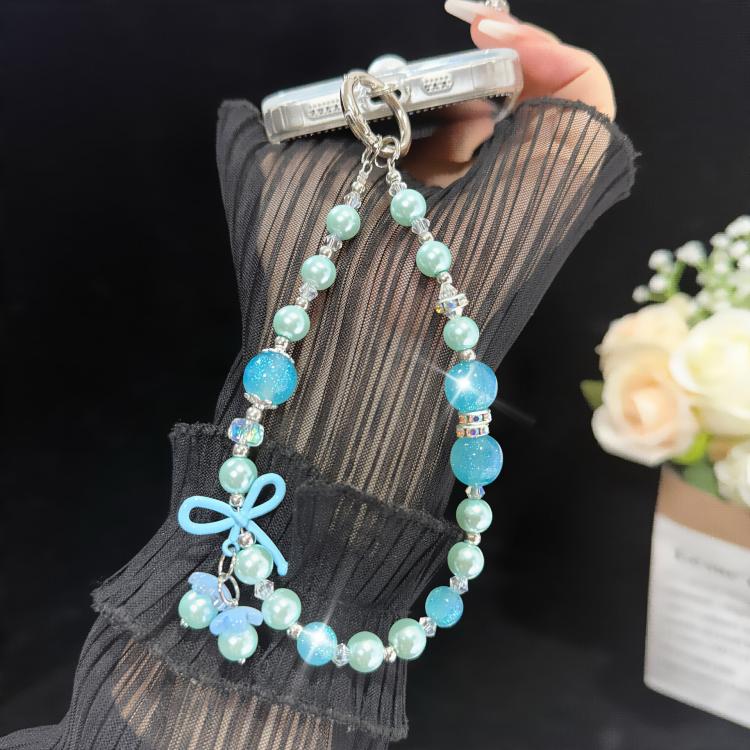 Candy Butterfly Pearl Beaded Chain — view 5