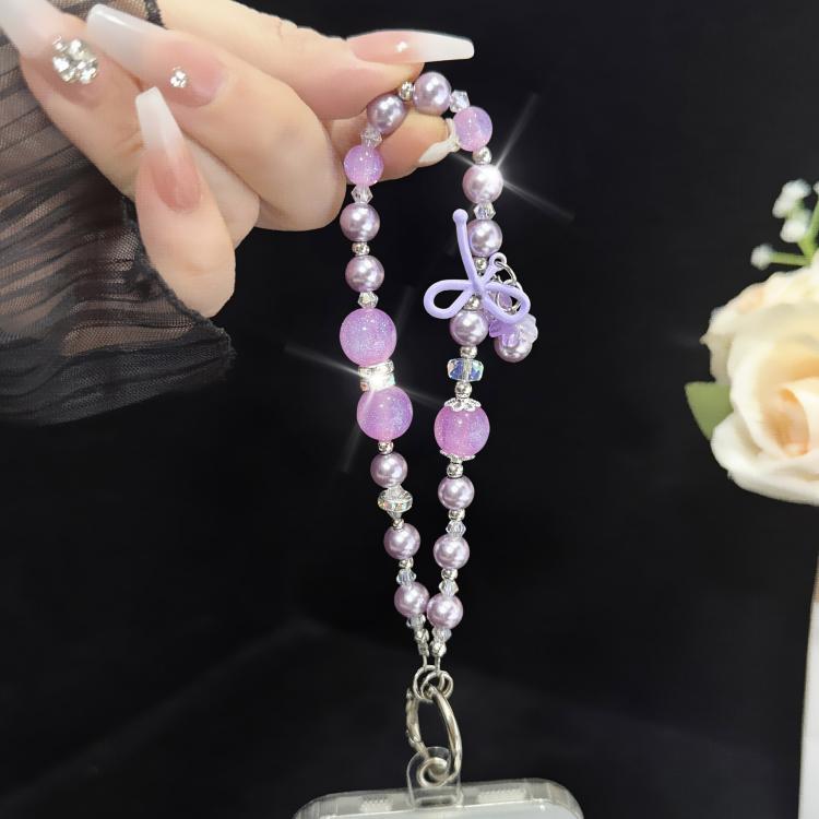 Candy Butterfly Pearl Beaded Chain — view 6