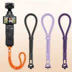 Anti-Loss Self-Locking Adjustable Camera Wrist Lanyard — Light Pink