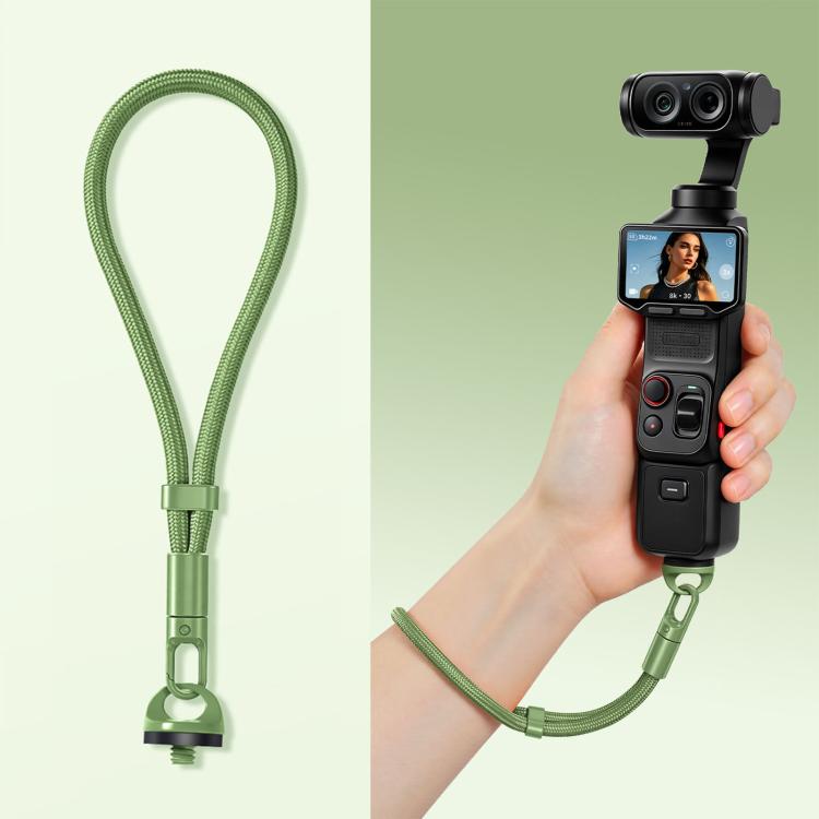 Anti-Loss Self-Locking Adjustable Camera Wrist Lanyard — Dark Purple