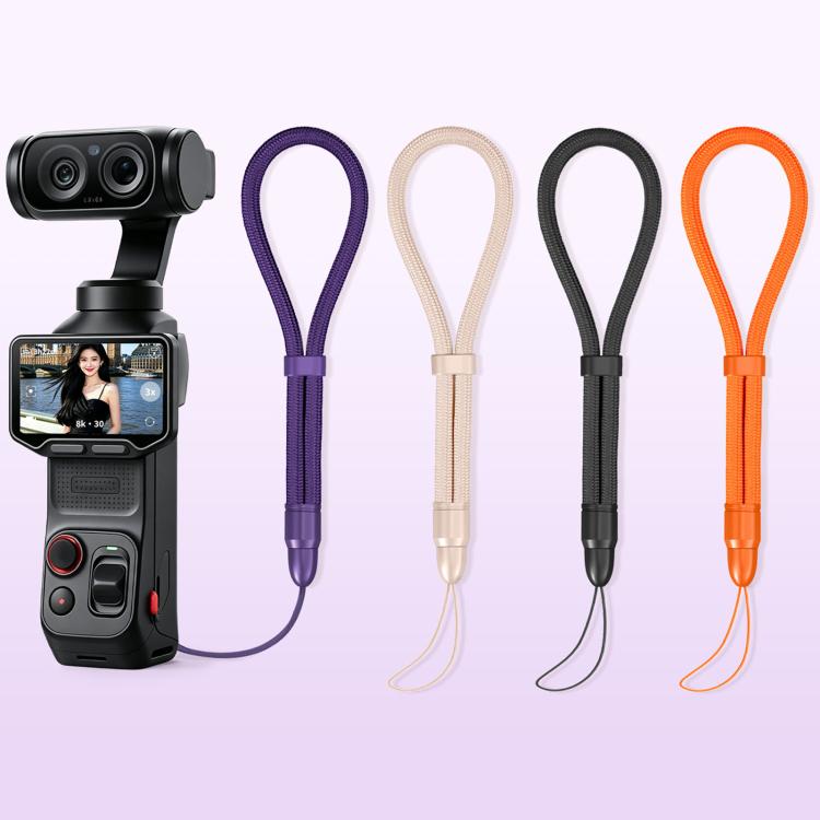 Thin-Strap Style Anti-Loss Self-Locking Adjustable Camera Wrist Lanyard — Sapphire Blue