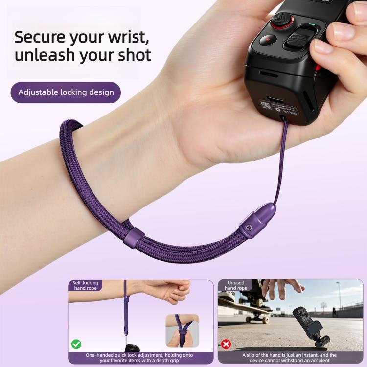Thin-Strap Style Anti-Loss Self-Locking Adjustable Camera Wrist Lanyard — view 12