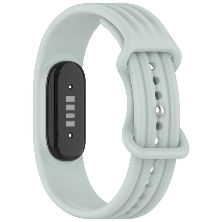 Vertical Texture Butterfly Buckle Solid Color Silicone Watch Band