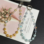 Square Gradient Pearl Minimalist Beaded Chain — view 8