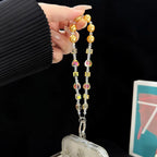 Square Gradient Pearl Minimalist Beaded Chain — view 9
