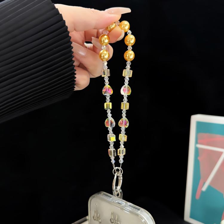 Square Gradient Pearl Minimalist Beaded Chain — view 9