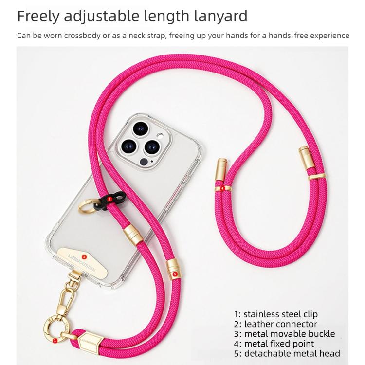 Detachable Adjustable Clip-On 2-in-1 Anti-Loss Cell Phone Lanyard — view 16