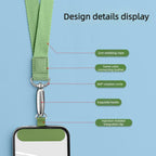 Wide-Weave Wrist Strap Shock-Resistant Cell Phone Lanyard — view 10