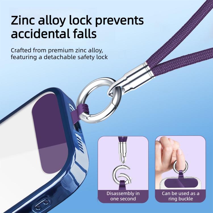 Bullet-Shaped Ring Clip Cell Phone Lanyard — view 36