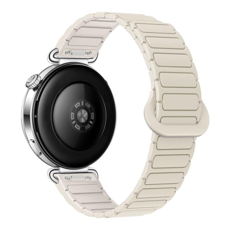 Press Button I-Shaped Magnetic Silicone Watch Band