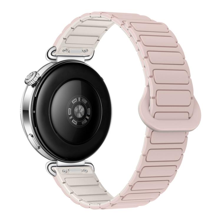Press Button I-Shaped Magnetic Silicone Watch Band