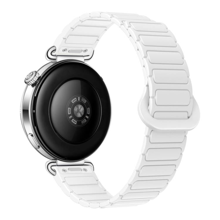 Press Button I-Shaped Magnetic Silicone Watch Band