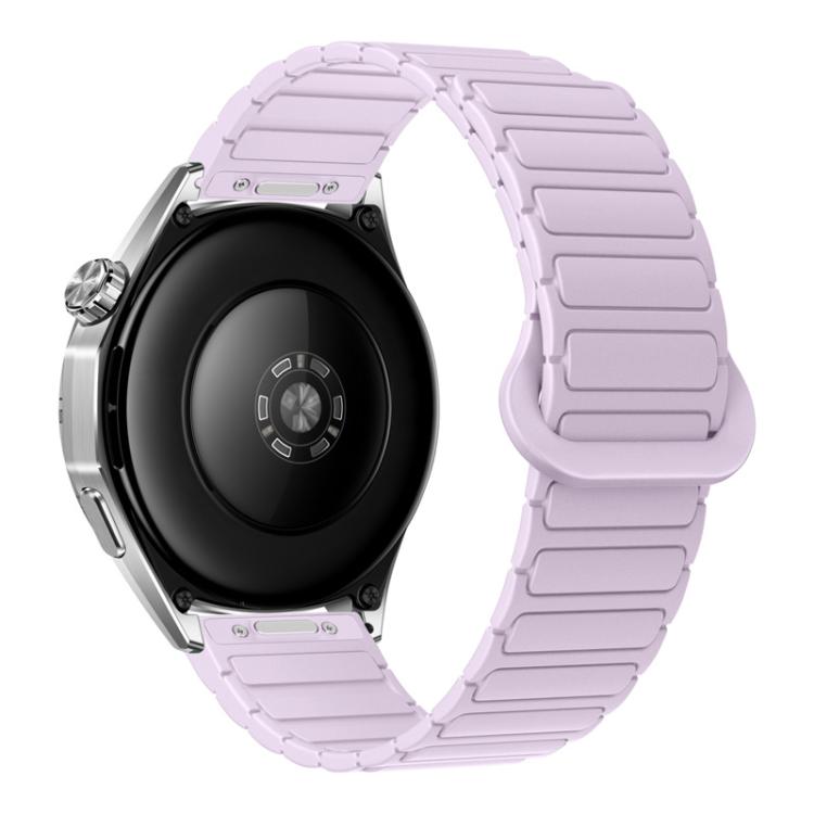 Press Button I-Shaped Magnetic Silicone Watch Band