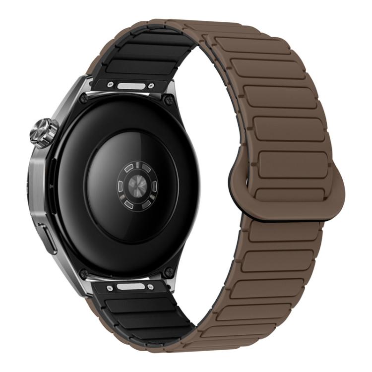 Press Button I-Shaped Magnetic Silicone Watch Band