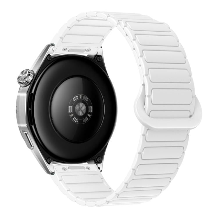 Press Button I-Shaped Magnetic Silicone Watch Band