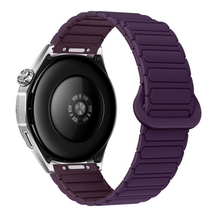 Press Button I-Shaped Magnetic Silicone Watch Band