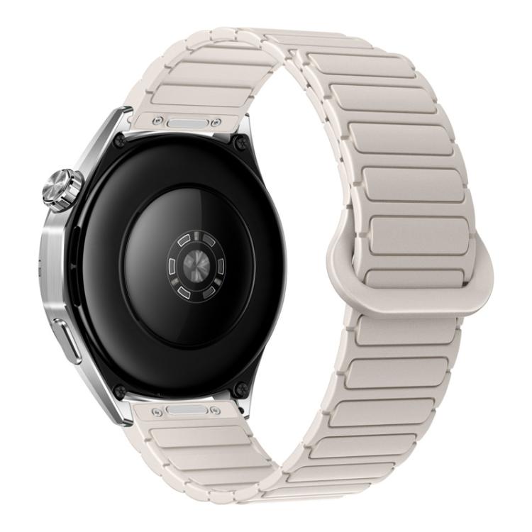 Press Button I-Shaped Magnetic Silicone Watch Band