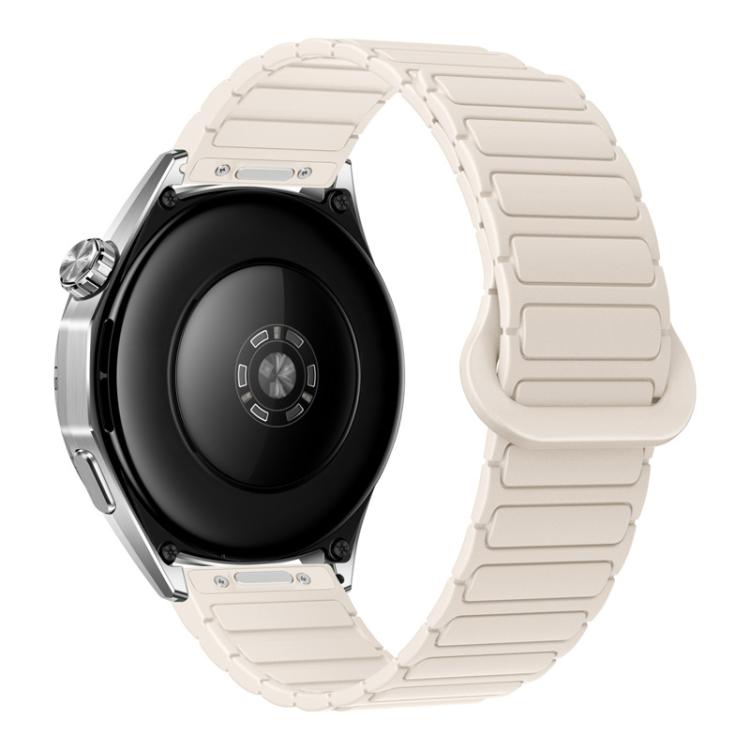 Press Button I-Shaped Magnetic Silicone Watch Band