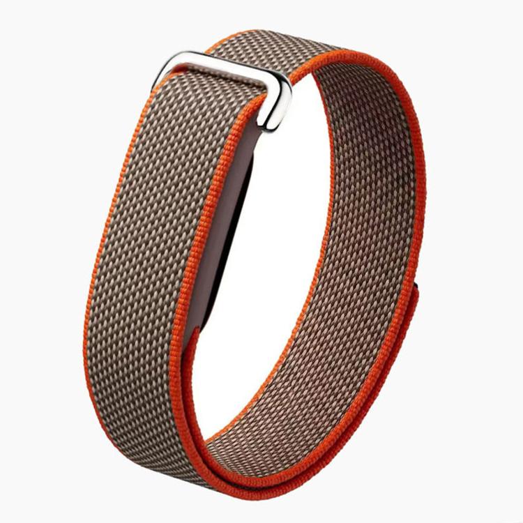 Metal Connector Nylon Loop Hook and Loop Fastener Watch Band