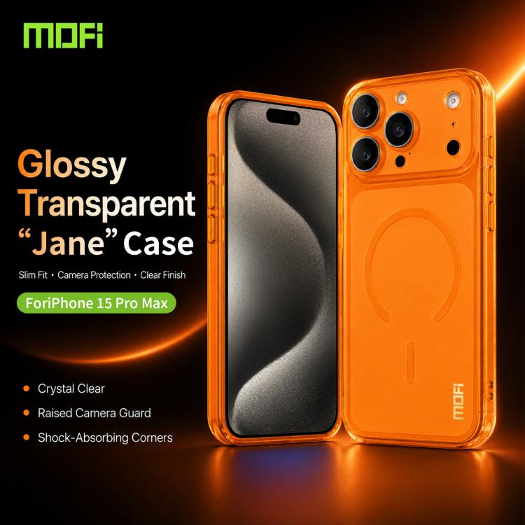 MOFI Minimal Series Frosted Semi-Transparen TPU Phone Case with Lens Film