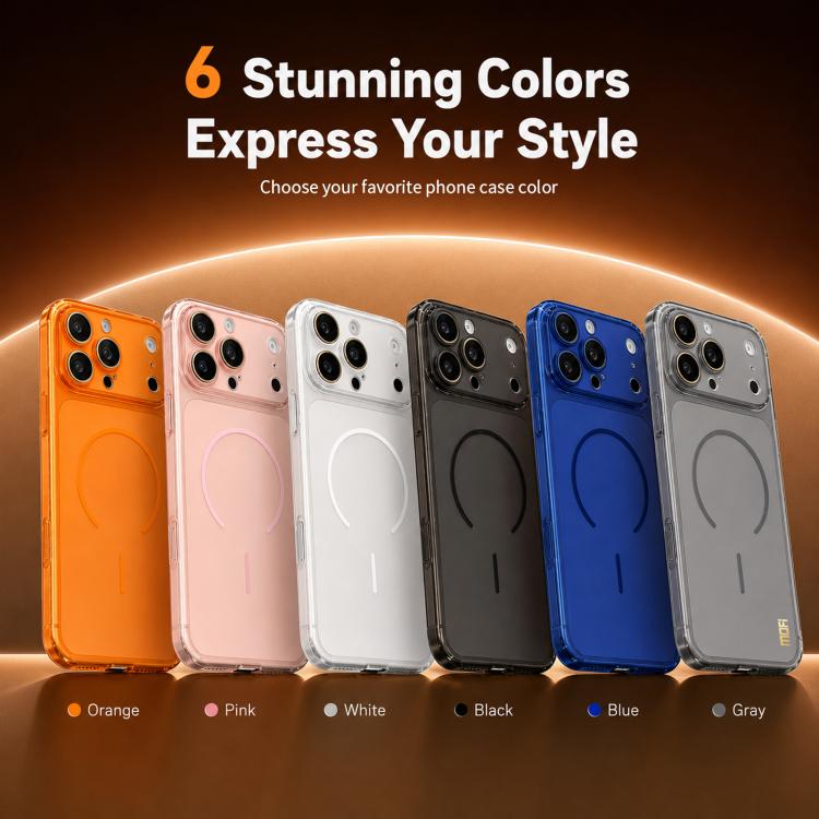 MOFI Minimal Series Frosted Semi-Transparen TPU Phone Case with Lens Film
