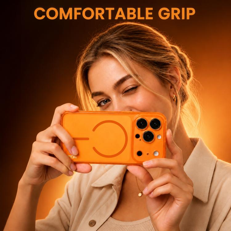 MOFI Minimal Series Frosted Semi-Transparen TPU Phone Case with Lens Film