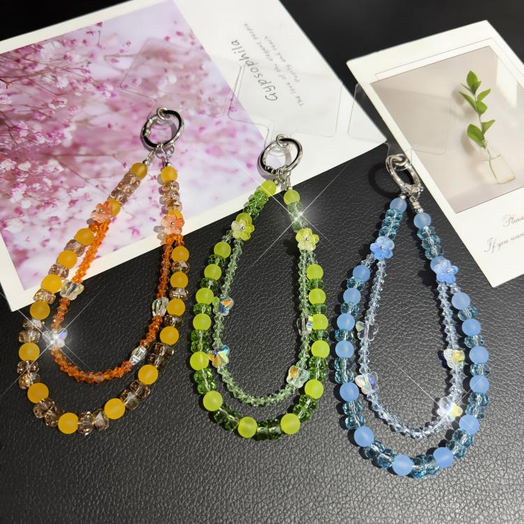 Fog Bead Flower Double-Layer Crystal Chain