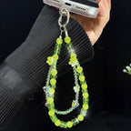 Fog Bead Flower Double-Layer Crystal Chain