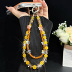 Fog Bead Flower Double-Layer Crystal Chain