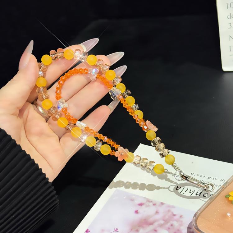 Fog Bead Flower Double-Layer Crystal Chain