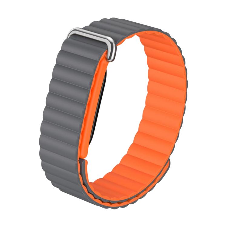 Classic Wave Texture Magnetic Silicone Watch Band