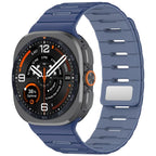 Two Color Magnetic Silicone Watch Band