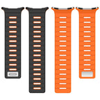 Two Color Magnetic Silicone Watch Band