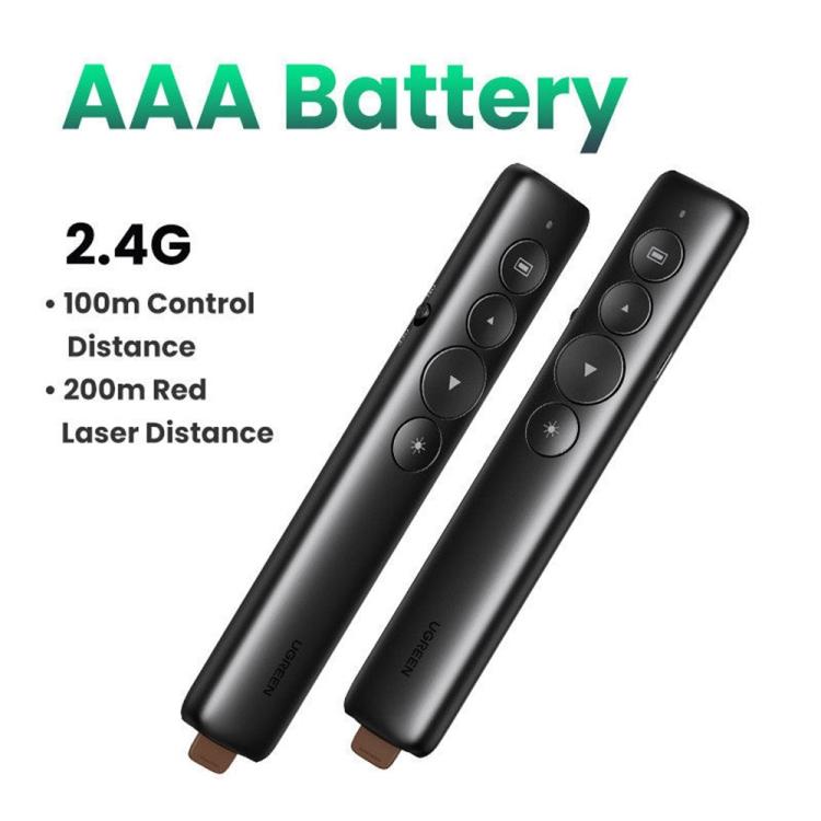 UGREEN LP479 50654 2.4GHz Wireless Remote Laser Pointer PPT Presenter