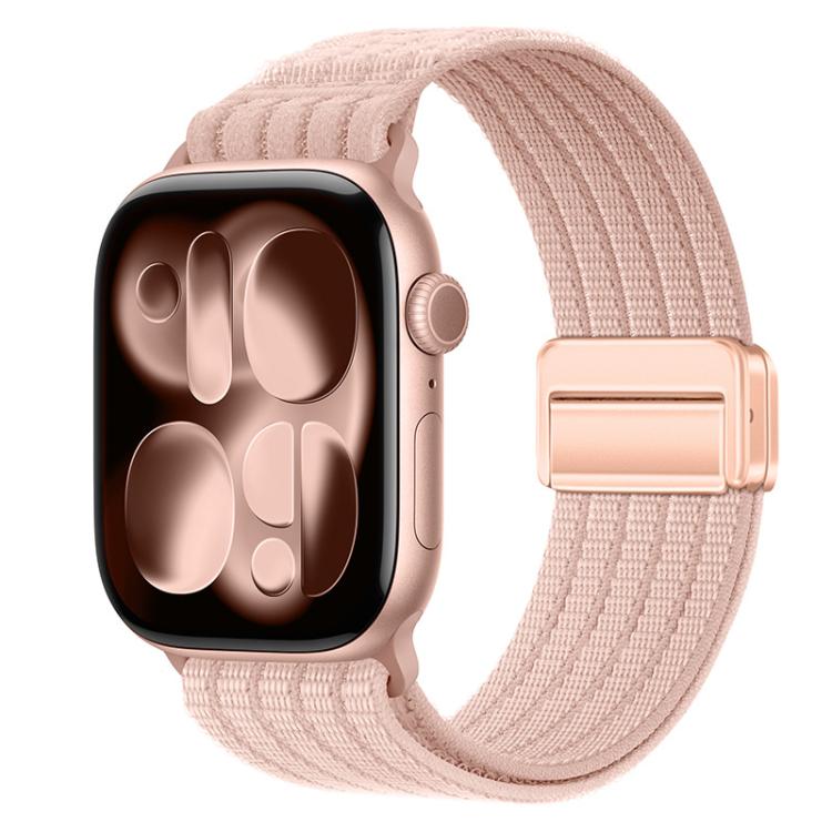 Magnetic Clasp Five-Link Breathable Nylon Watch Band — view 17